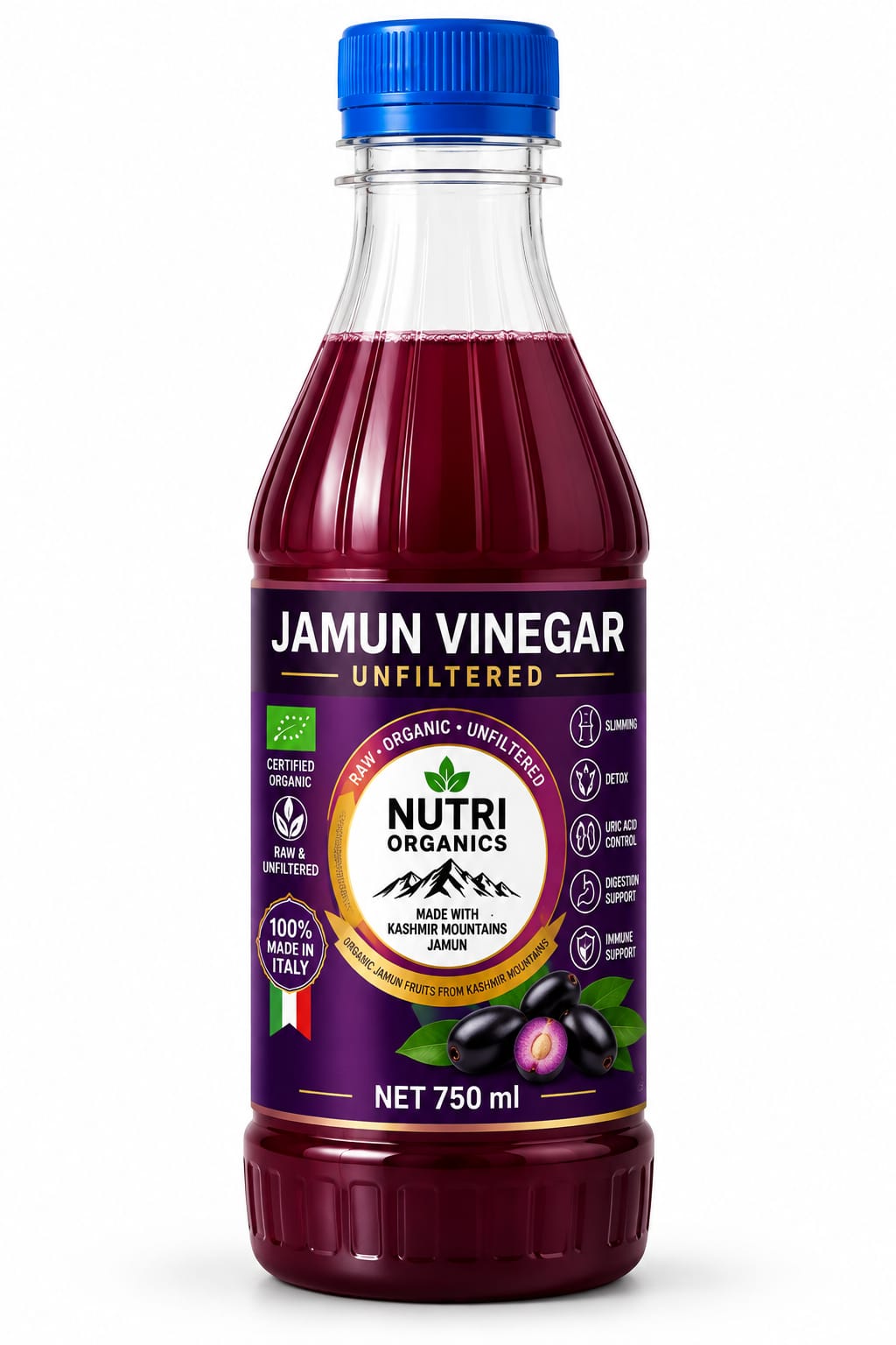 Organic Jamun Vinegar — Raw & Unfiltered